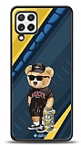 Dafoni Art Samsung Galaxy M22 Skate Bear Klf