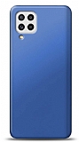 Samsung Galaxy M32 Lacivert Mat Silikon Kılıf