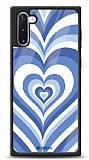 Dafoni Glossy Samsung Galaxy Note 10 Blue Hearts Kılıf