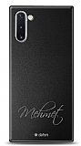 Dafoni Metal Samsung Galaxy Note 10 El Yazısı İsimli Kişiye Özel Kılıf