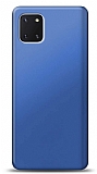 Samsung Galaxy Note 10 Lite Lacivert Mat Silikon Klf