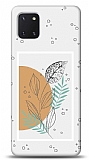 Samsung Galaxy Note 10 Lite Minimal Taşlı Yaprak Kılıf
