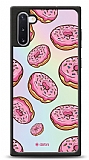 Dafoni Hologram Samsung Galaxy Note 10 Pembe Donut Kılıf