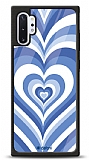 Dafoni Glossy Samsung Galaxy Note 10 Plus Blue Hearts Kılıf