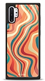Dafoni Glossy Samsung Galaxy Note 10 Plus Colorful Waves Kılıf