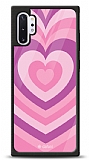 Dafoni Glossy Samsung Galaxy Note 10 Plus Pink Hearts Kılıf