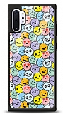 Dafoni Glossy Samsung Galaxy Note 10 Plus Renkli Emojiler Kılıf