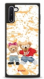 Dafoni Art Samsung Galaxy Note 10 Style Couple Teddy Kılıf