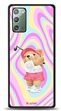 Dafoni Art Samsung Galaxy Note 20 Tennis Girl Bear Kılıf