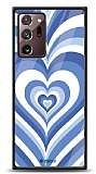 Dafoni Glossy Samsung Galaxy Note 20 Ultra Blue Hearts Kılıf