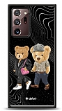 Dafoni Art Samsung Galaxy Note 20 Ultra Compatible Couple Teddy Kılıf