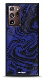 Dafoni Glossy Samsung Galaxy Note 20 Ultra Navy Blue Marble Kılıf