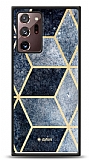 Dafoni Glossy Samsung Galaxy Note 20 Ultra Simli Mavi Prizma Kılıf