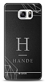 Dafoni Metal Samsung Galaxy Note 5 Tek Harf İsimli Kişiye Özel Kılıf