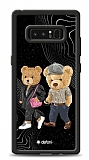 Dafoni Art Samsung Galaxy Note 8 Compatible Couple Teddy Kılıf