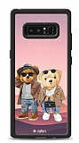 Dafoni Art Samsung Galaxy Note 8 Cool Couple Teddy Kılıf
