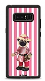 Dafoni Art Samsung Galaxy Note 8 Pink Pug Klf