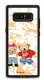 Dafoni Art Samsung Galaxy Note 8 Style Couple Teddy Kılıf