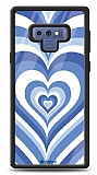 Dafoni Glossy Samsung Galaxy Note 9 Blue Hearts Kılıf