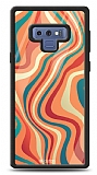 Dafoni Glossy Samsung Galaxy Note 9 Colorful Waves Kılıf