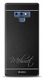 Dafoni Metal Samsung Galaxy Note 9 El Yazısı İsimli Kişiye Özel Kılıf