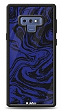 Dafoni Glossy Samsung Galaxy Note 9 Navy Blue Marble Kılıf