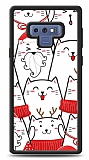 Dafoni Art Samsung Galaxy Note 9 New Year Cats Kılıf