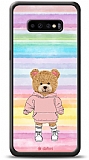 Dafoni Art Samsung Galaxy S10 Chic Teddy Bear Klf