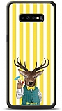 Dafoni Art Samsung Galaxy S10 Coctail Deer Klf