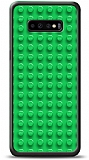 Samsung Galaxy S10 Dafoni Brick Legolarla Yapılmış Yeşil Kılıf