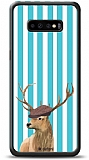 Dafoni Art Samsung Galaxy S10 Fedora Deer Klf