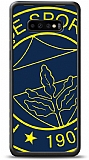 Dafoni Glossy Samsung Galaxy S10 Lisanslı Fenerbahçe Çizgi Logo Kılıf