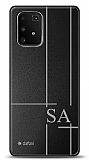 Dafoni Metal Samsung Galaxy S10 Lite Linear Çift Harf Kişiye Özel Kılıf