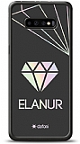 Dafoni Hologram Samsung Galaxy S10 Plus Kişiye Özel isimli Diamond Kılıf