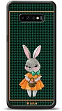 Dafoni Art Samsung Galaxy S10 Plus Lady Rabbit Kılıf