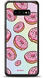 Dafoni Hologram Samsung Galaxy S10 Plus Pembe Donut Kılıf