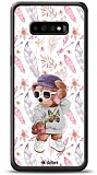 Dafoni Art Samsung Galaxy S10 Plus Pretty Teddy Kılıf