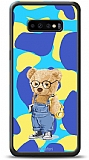 Dafoni Art Samsung Galaxy S10 Plus Student Teddy Bear Klf