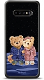 Dafoni Art Samsung Galaxy S10 Plus Under The Stars Teddy Bears Kılıf