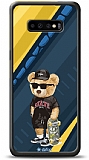 Dafoni Art Samsung Galaxy S10 Skate Bear Klf
