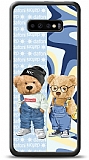 Dafoni Art Samsung Galaxy S10 Summer Couple Teddy Kılıf