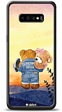 Dafoni Art Samsung Galaxy S10 Sunset Teddy Bears Kılıf