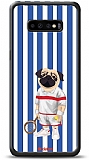 Dafoni Art Samsung Galaxy S10 Tennis Boy Pug Klf