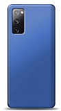 Samsung Galaxy S20 FE Lacivert Mat Silikon Kılıf