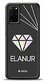 Dafoni Hologram Samsung Galaxy S20 Plus Kiiye zel isimli Diamond Klf