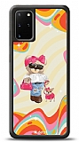 Dafoni Art Samsung Galaxy S20 Plus Pinky Bear Kılıf