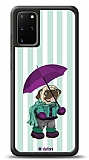 Dafoni Art Samsung Galaxy S20 Plus Pug in the Rain Klf