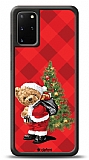 Dafoni Art Samsung Galaxy S20 Plus Santa Bear Kılıf