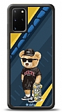 Dafoni Art Samsung Galaxy S20 Plus Skate Bear Kılıf