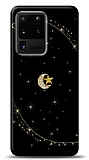 Samsung Galaxy S20 Ultra Ay Yıldız Gökyüzü Taşlı Kılıf